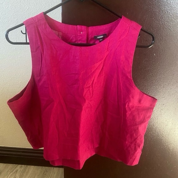 Express Sleeveless Crop Top - Size Medium - Picture 1 of 5